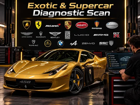 Exotic & Supercar Diagnostic Scan