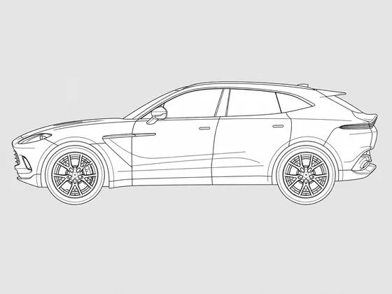 Aston Martin DBX side view