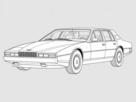 Aston Martin Lagonda front 3/4 view