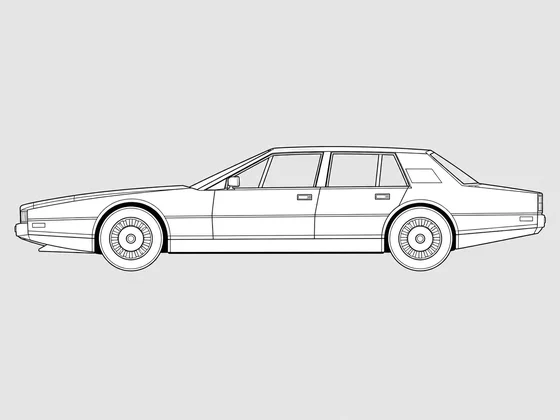 Aston Martin Lagonda side view