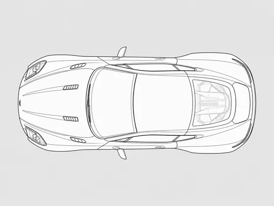 Aston Martin One-77 top view