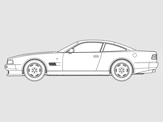 Aston Martin Virage side view
