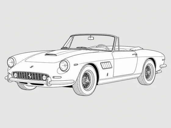 Ferrari 330 GTS front 3/4 view