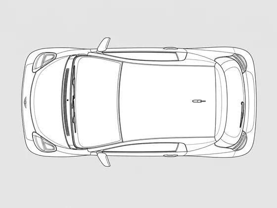 Aston Martin Cygnet top view