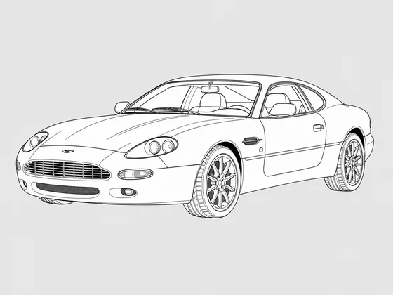 Aston Martin DB7 front 3/4 view