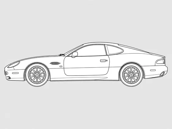 Aston Martin DB7 side view