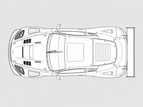 Aston Martin DBRS9 top view