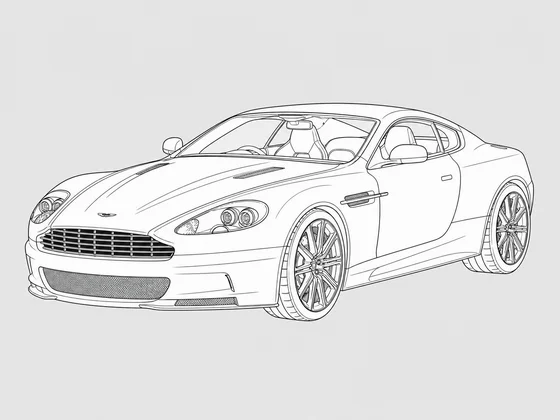 Aston Martin DBS front 3/4 view