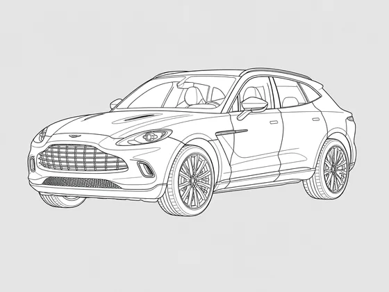 Aston Martin DBX front 3/4 view