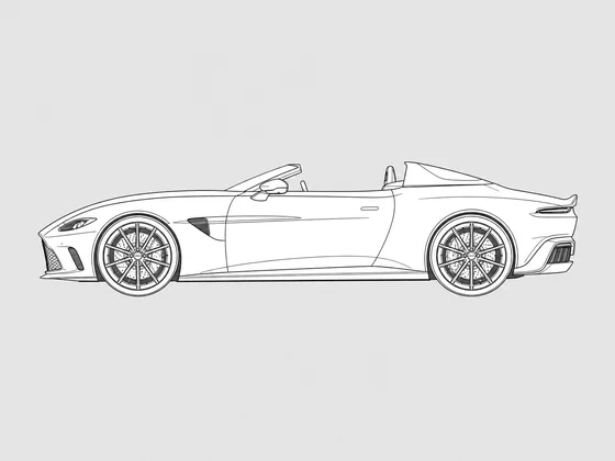 Aston Martin Speedster V12 side view