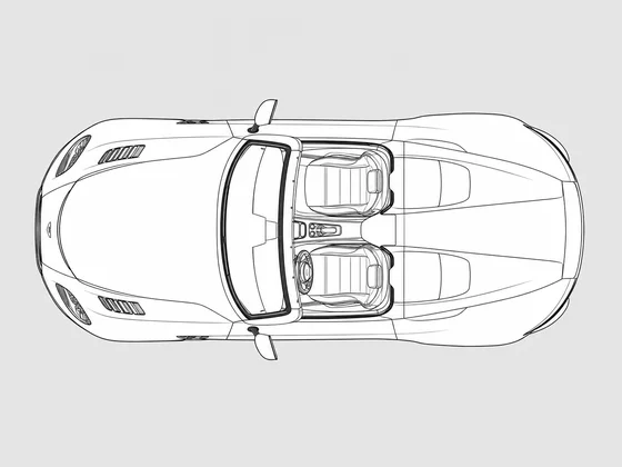 Aston Martin Speedster V12 top view