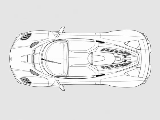 Aston Martin Valhalla top view