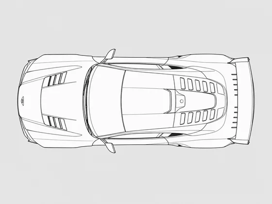 Aston Martin Valiant top view