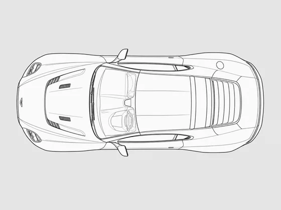 Aston Martin Valour top view
