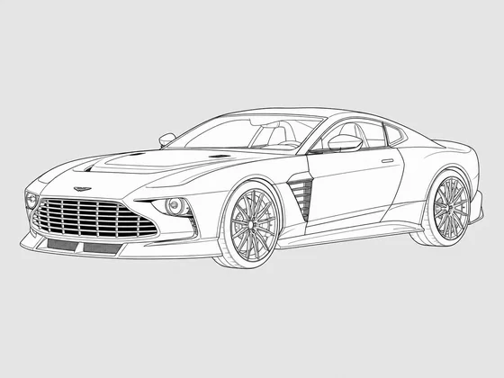 Aston Martin Victor front 3/4 view