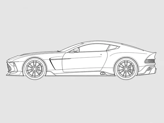 Aston Martin Victor side view