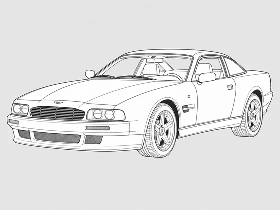 Aston Martin Virage front 3/4 view