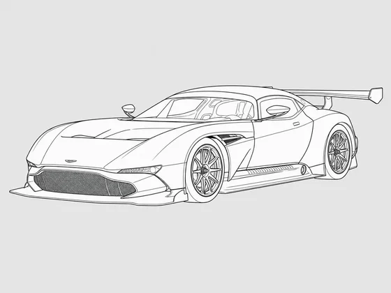 Aston Martin Vulcan front 3/4 view