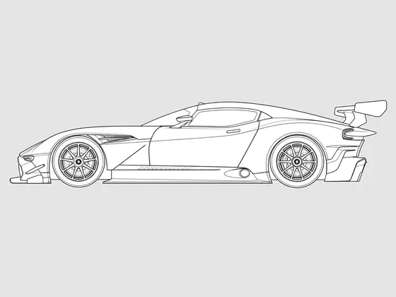 Aston Martin Vulcan side view