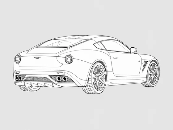 Aston Martin Zagato V12 rear 3/4 view
