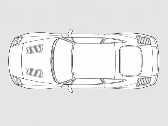 Aston Martin Zagato V12 top view
