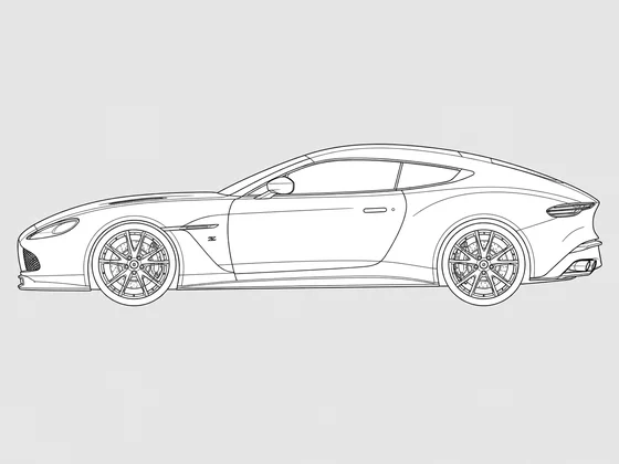 Aston Martin Zagato Vanquish side view