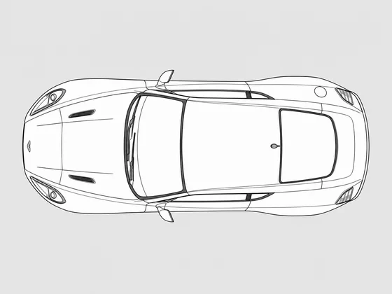 Aston Martin Zagato Vanquish top view