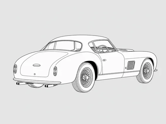 Ferrari 166 rear 3/4 view