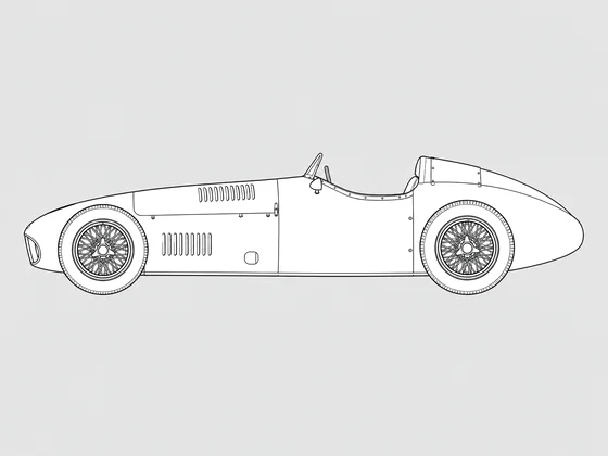 Ferrari 195 side view