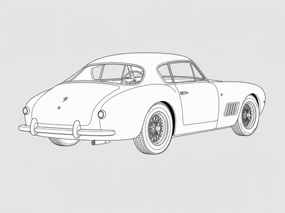 Ferrari 212 rear 3/4 view