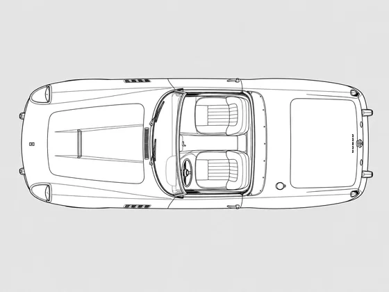 Ferrari 250 GT Cabriolet top view