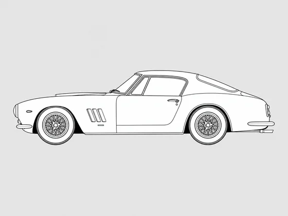 Ferrari 250 GT Coupe side view