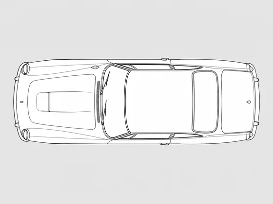 Ferrari 250 GTE top view