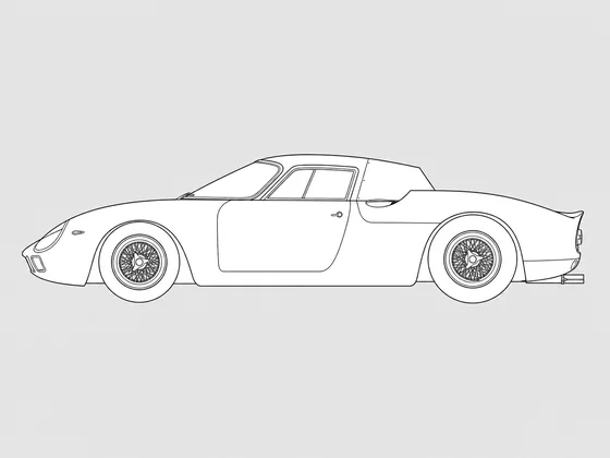 Ferrari 250 LM side view