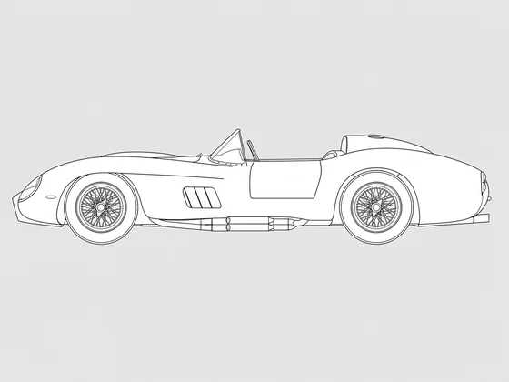 Ferrari 250 Testa Rossa side view