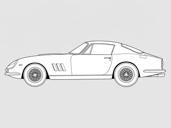 Ferrari 275 side view
