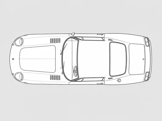 Ferrari 275 top view
