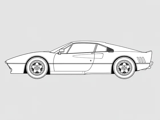 Ferrari 288 GTO side view