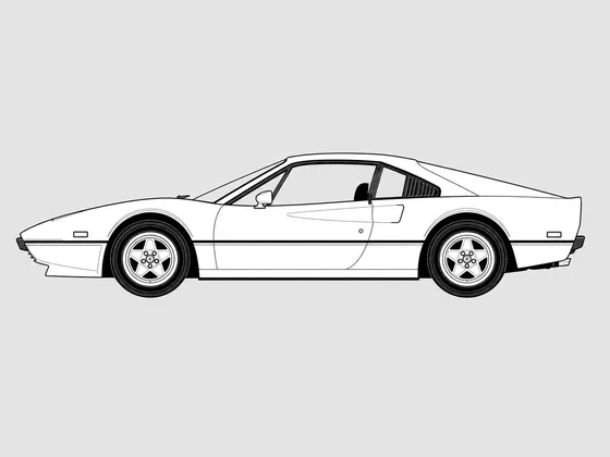 Ferrari 308 side view