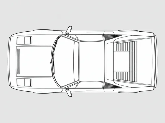 Ferrari 328 top view