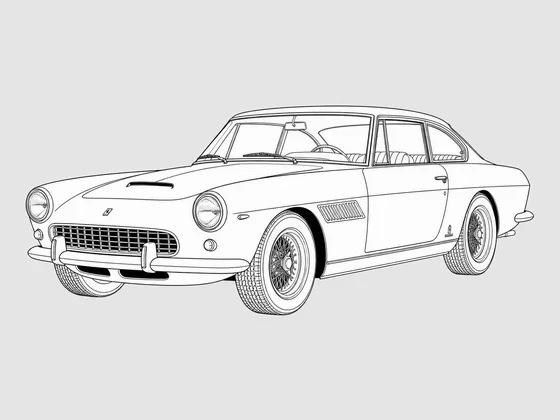 Ferrari 330 GT 2+2 front 3/4 view