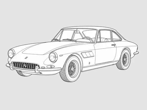 Ferrari 330 GTC front 3/4 view