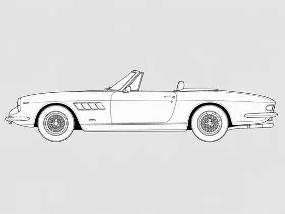 Ferrari 330 GTS side view