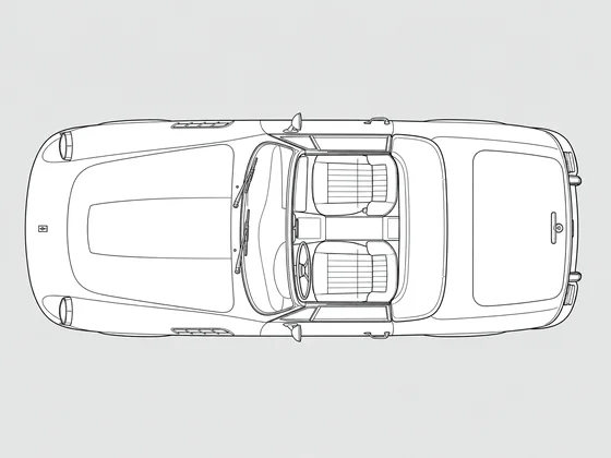 Ferrari 330 GTS top view