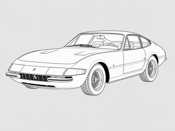 Ferrari 365 GTB/4 front 3/4 view