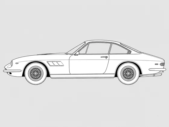 Ferrari 365 GTC/4 side view