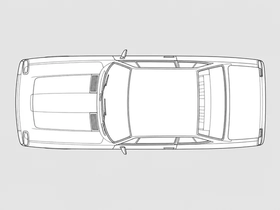 Ferrari 400 top view