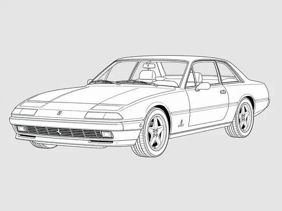 Ferrari 412 front 3/4 view
