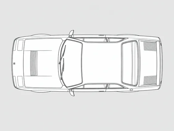 Ferrari 412 top view
