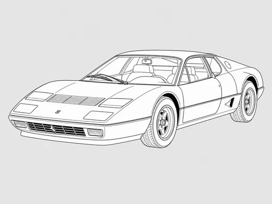 Ferrari 512 BB front 3/4 view